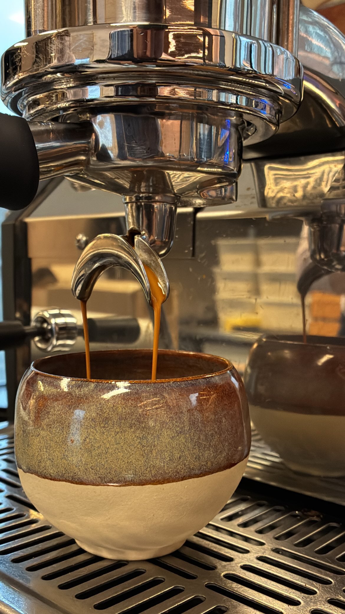 Perfekt trukket espresso på La Marzocco GS3